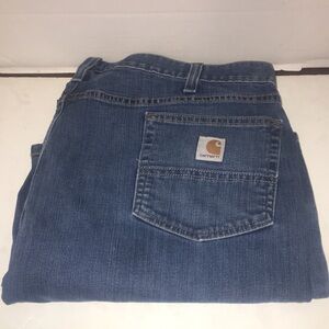 CARHARTT MENS WORK JEANS SIZE 44 x 32 previously loved excellent condition